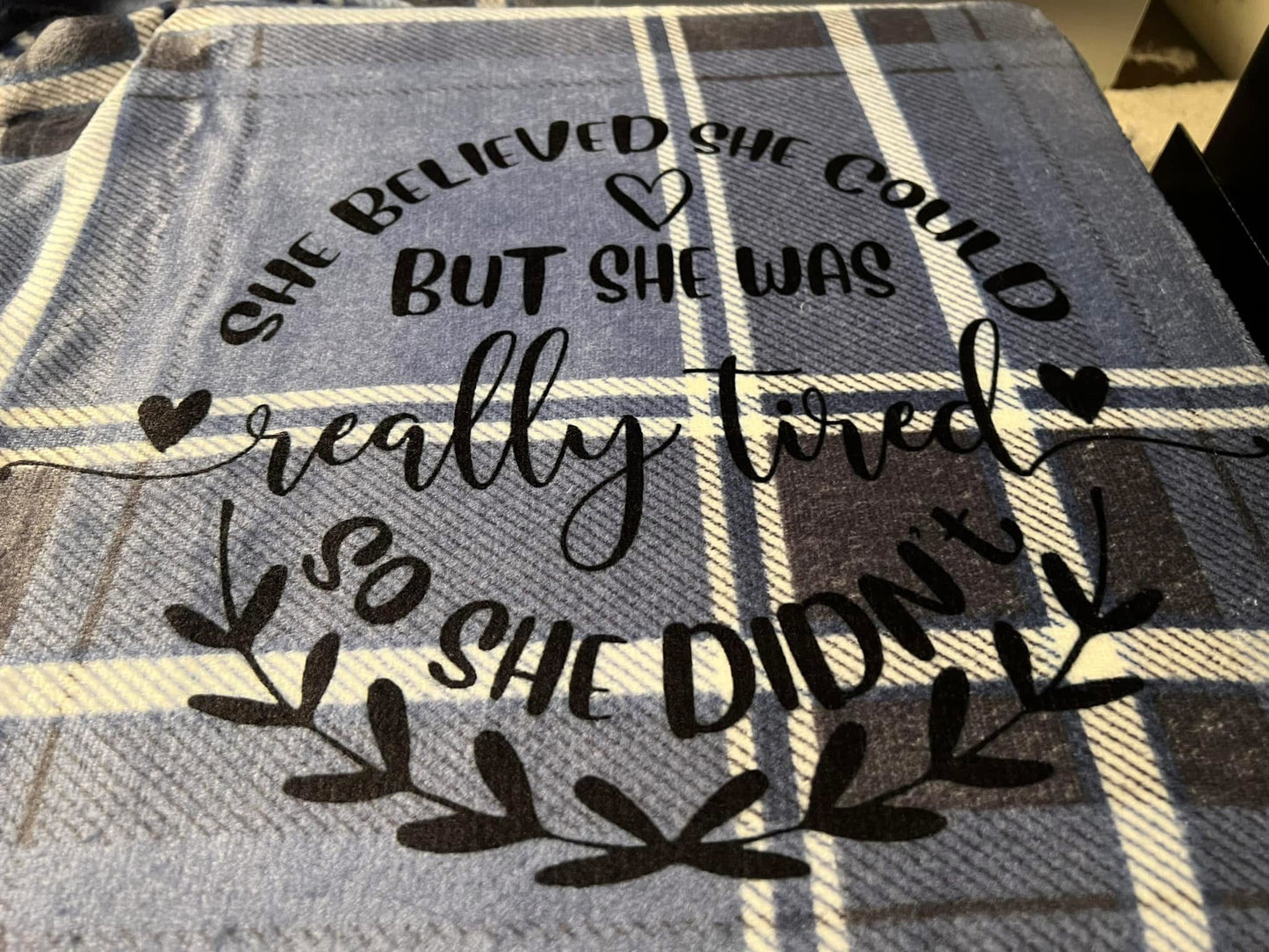 She Believed She Could Blanket