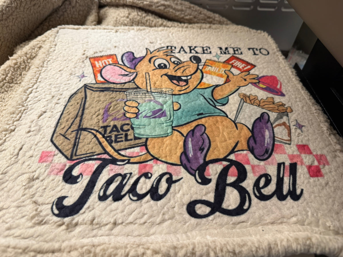 Take Me to T Bell Blanket