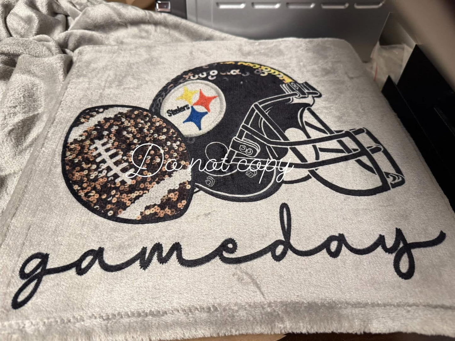 Game Day Steelers Blanket