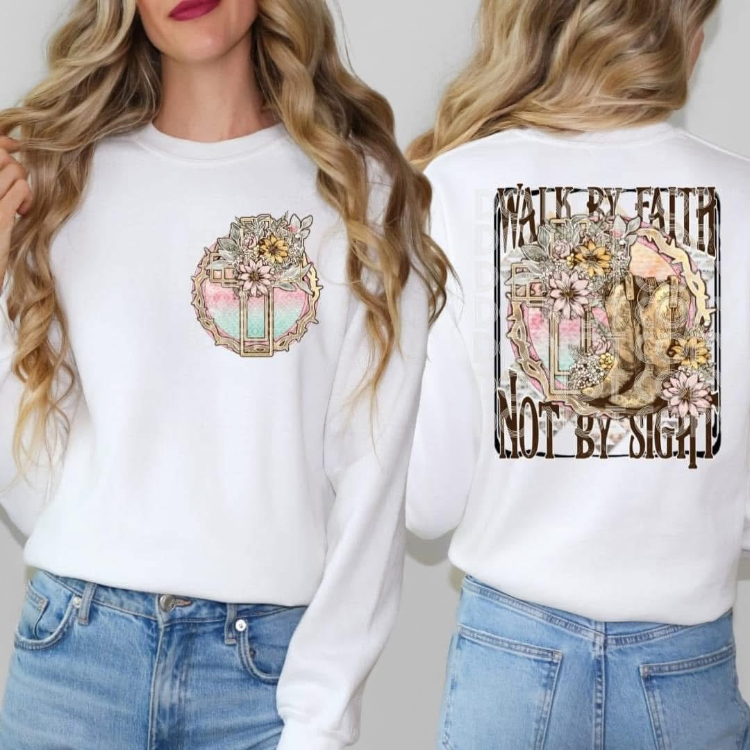 Walk By Faith Long Sleeve Tee