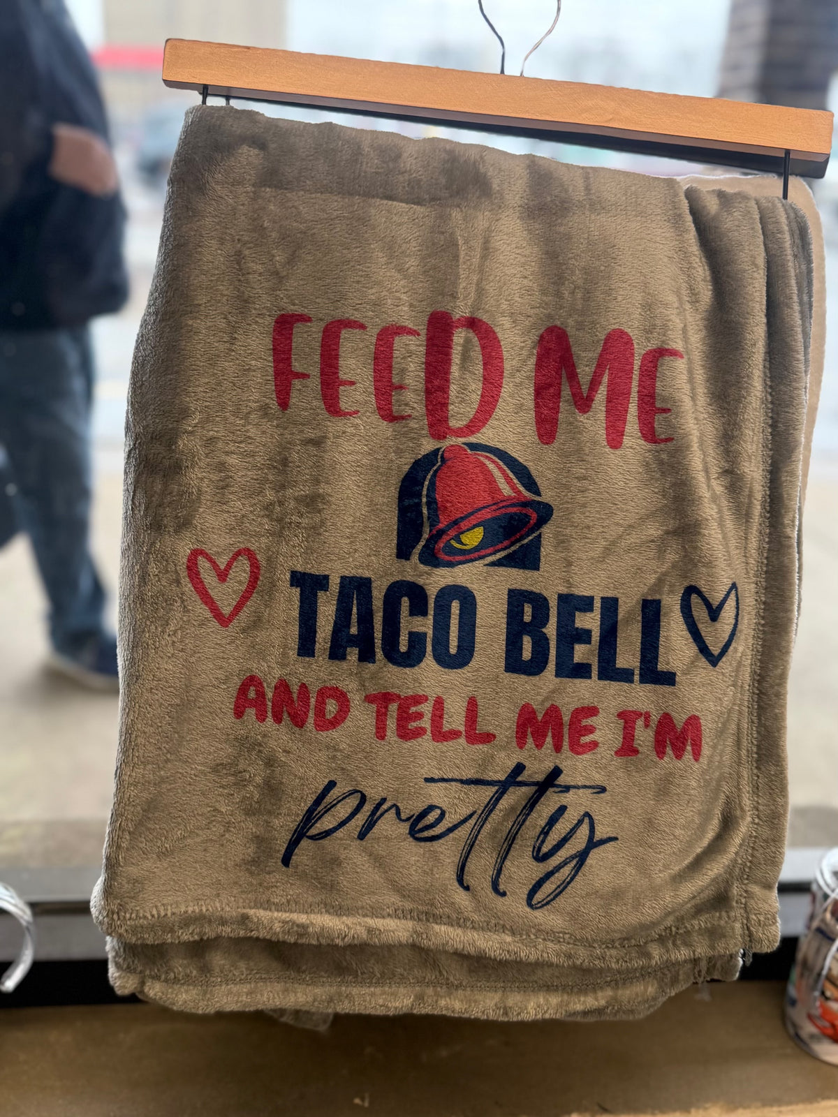 Feed Me T Bell Blanket
