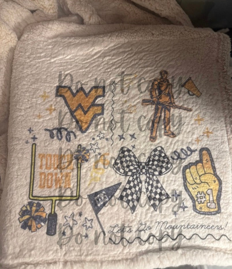 WV Touchdown Blanket