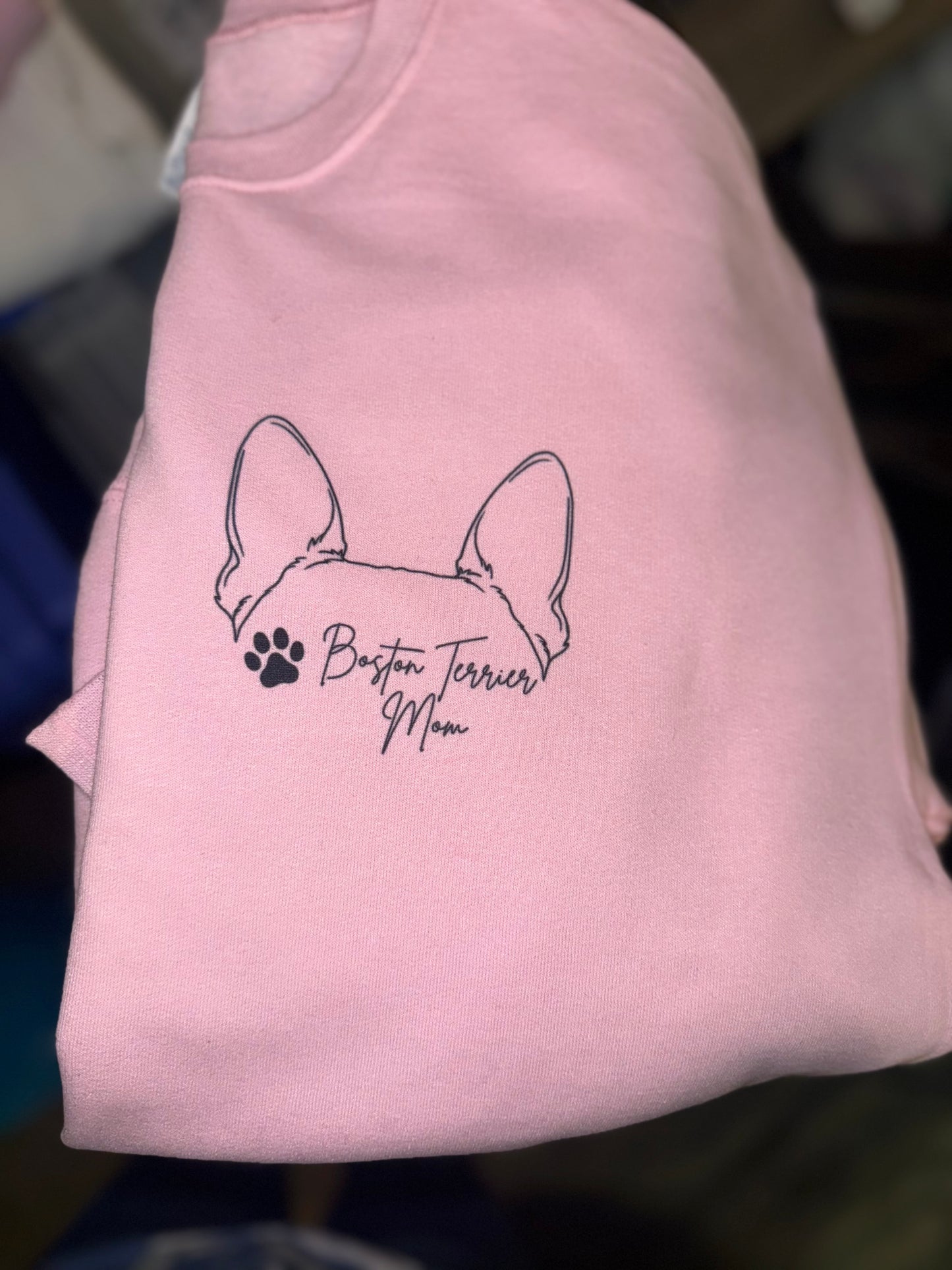 Boston Terrier Mom Crewneck