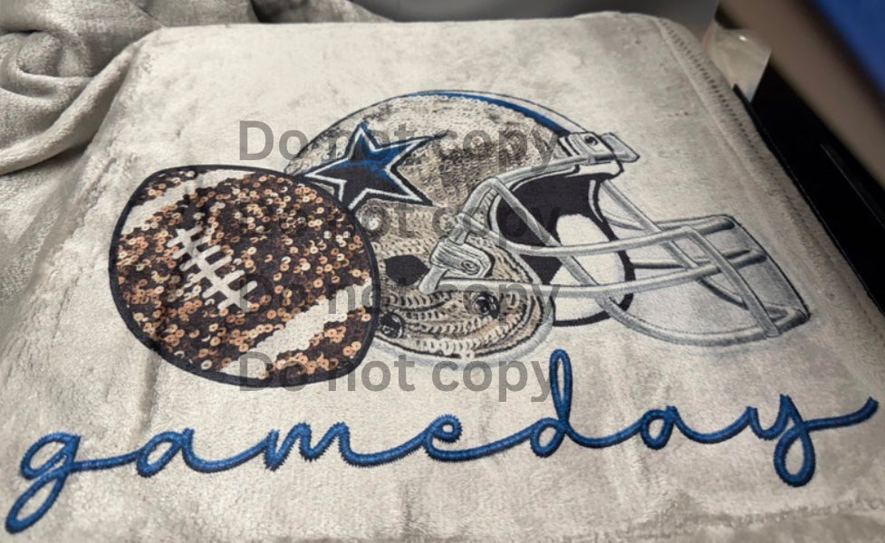 Game Day Cowboys Blanket