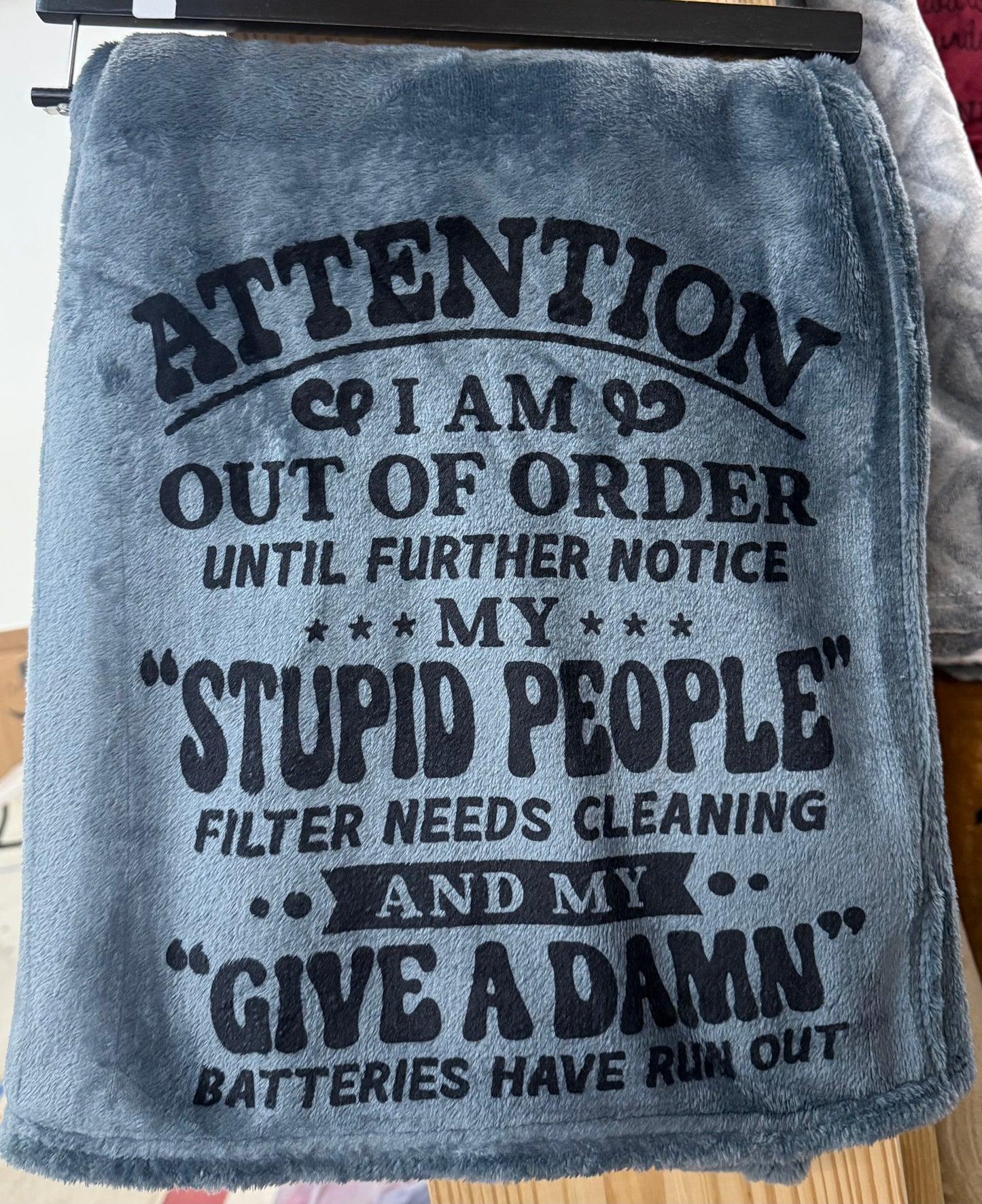 Out of Order Blanket