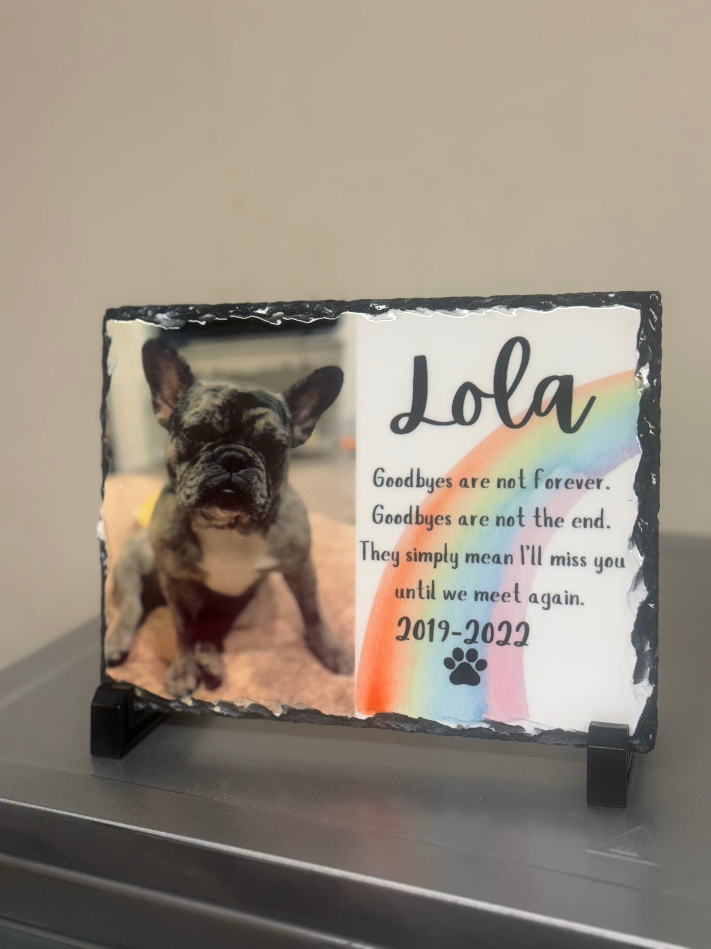 Pet Memorial Slate