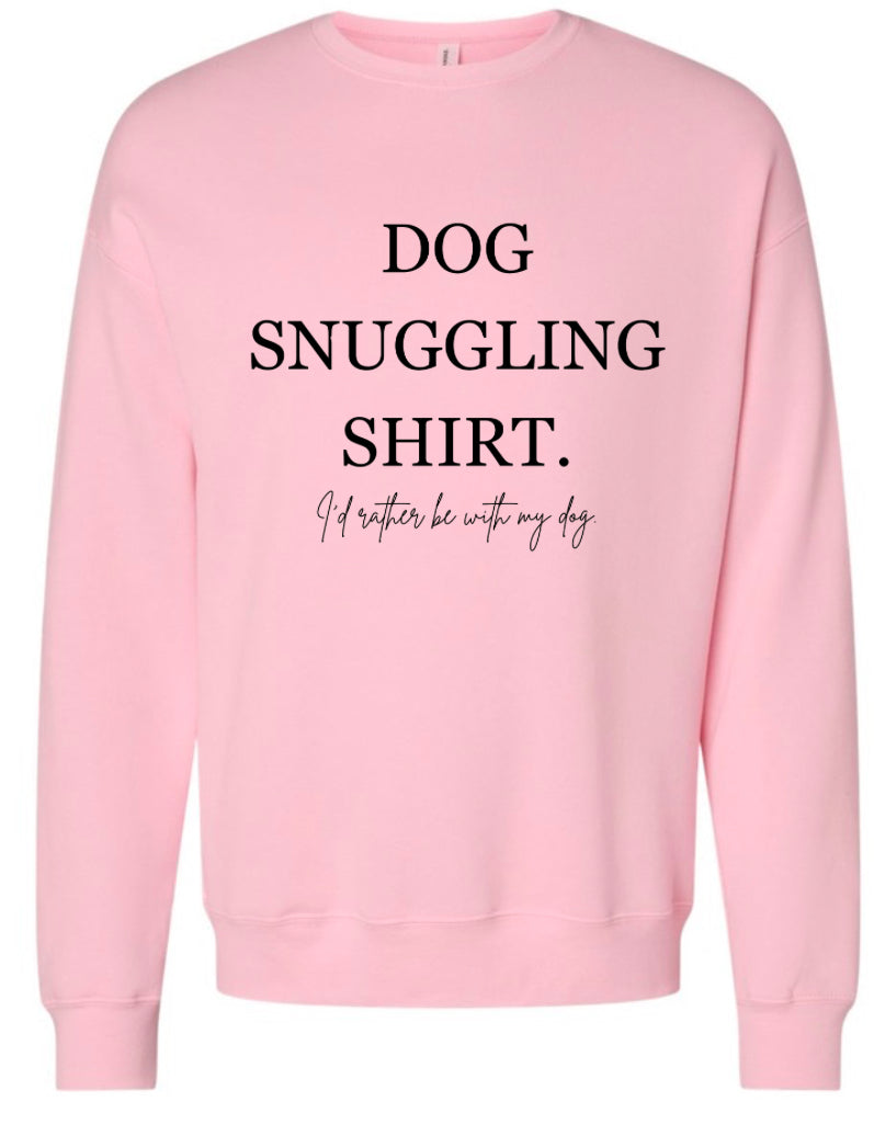 Dog Snuggling Shirt Crewneck