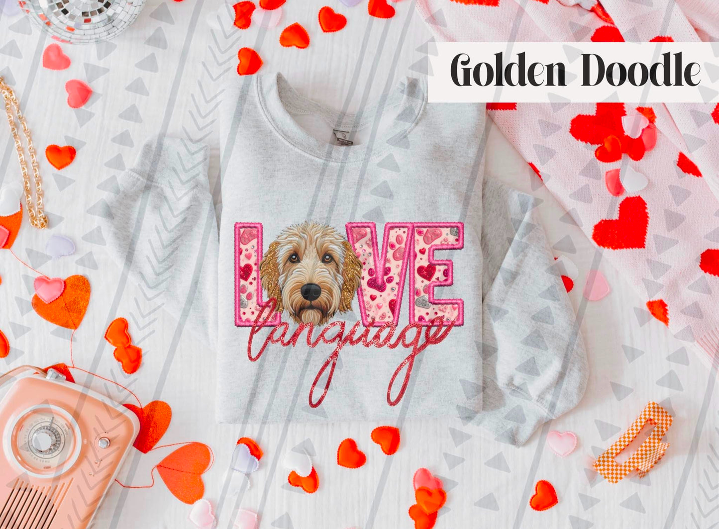 Goldendoodle Love Language Crewneck