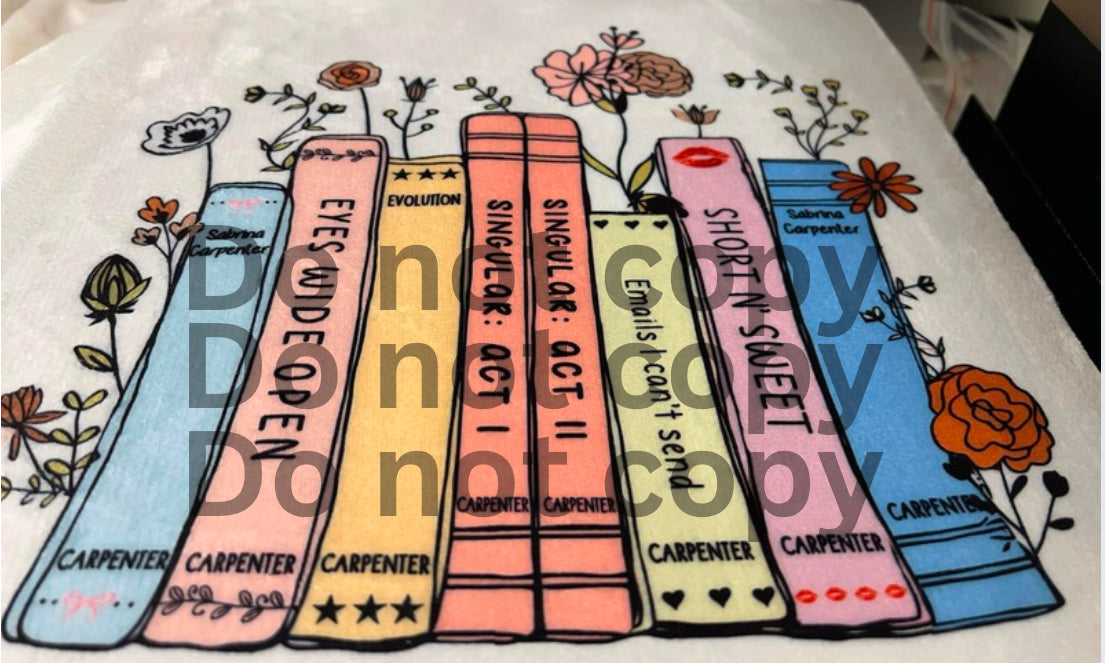 Sabrina C Books Blanket