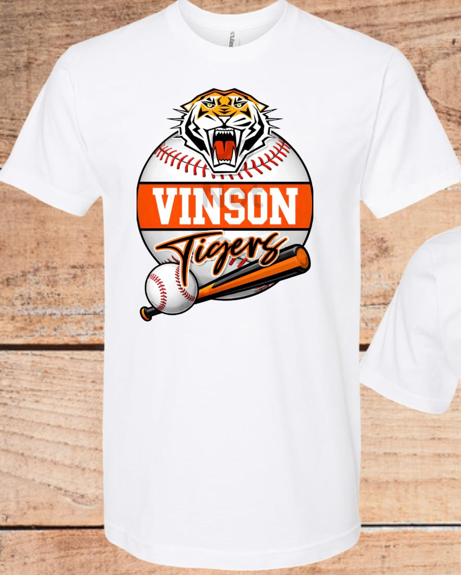 Vinson Tigers Baseball Tee