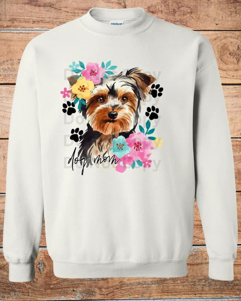 Dog Mom Yorkie Crewneck