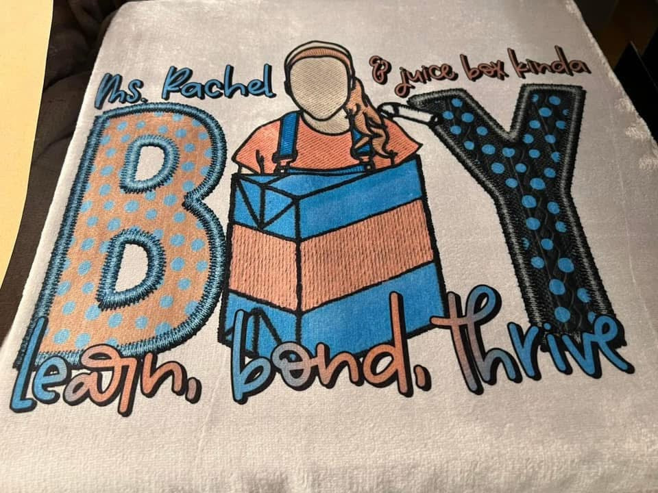 Ms Rachel Boy Blanket