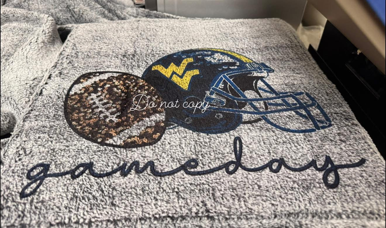 Game Day WV Blanket