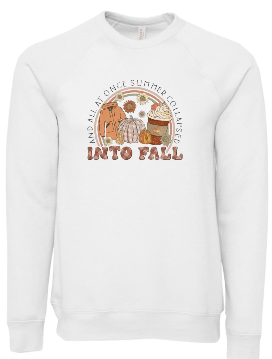 Into Fall Sponge Fleece Crewneck