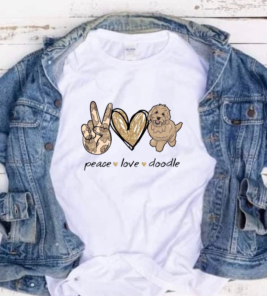 Peace Love Doodle Tee
