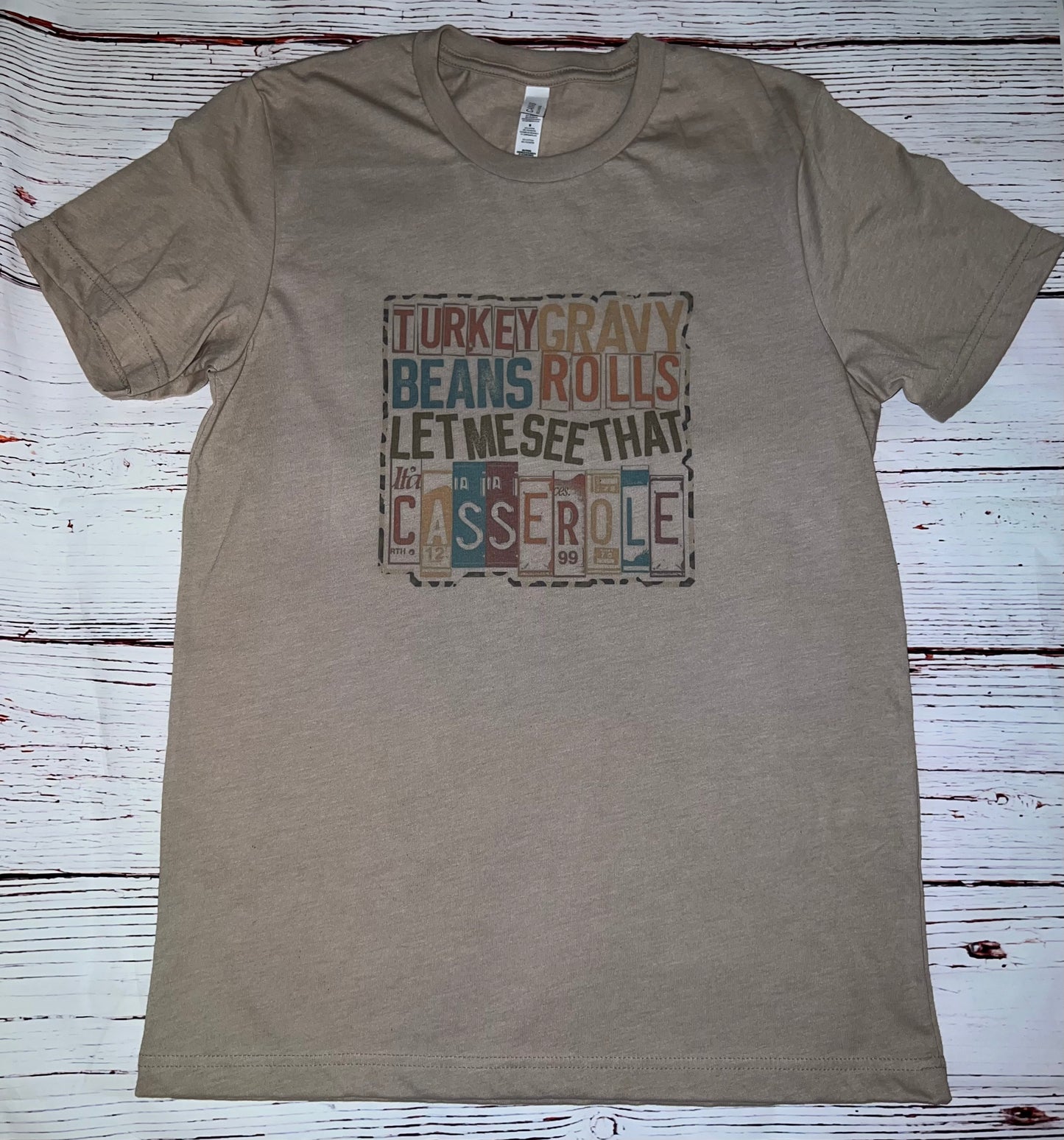 Turkey Gravy Beans Rolls Tee