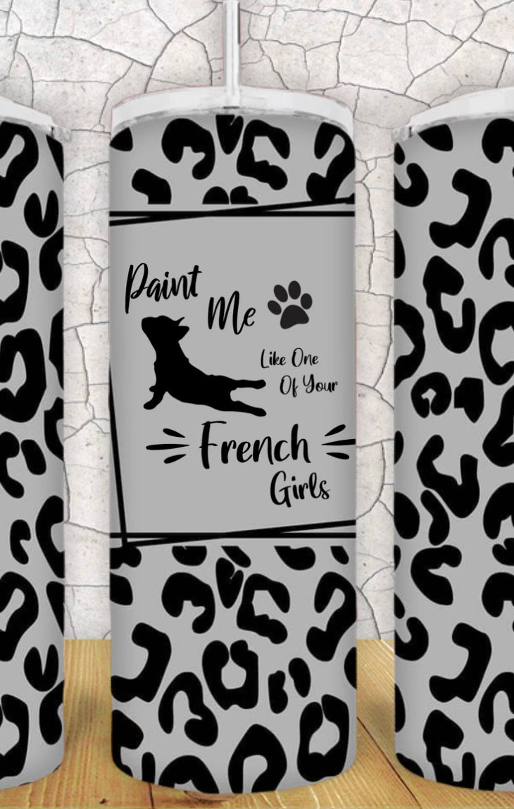20oz French Girls Frenchie Tumbler