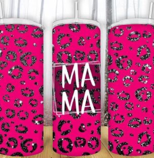 20oz Cheetah Mama Tumbler