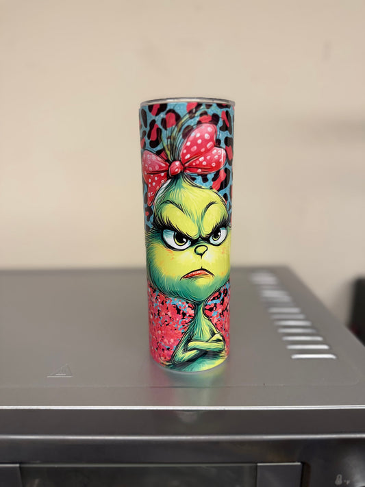 20oz Moody Grinchy Tumbler