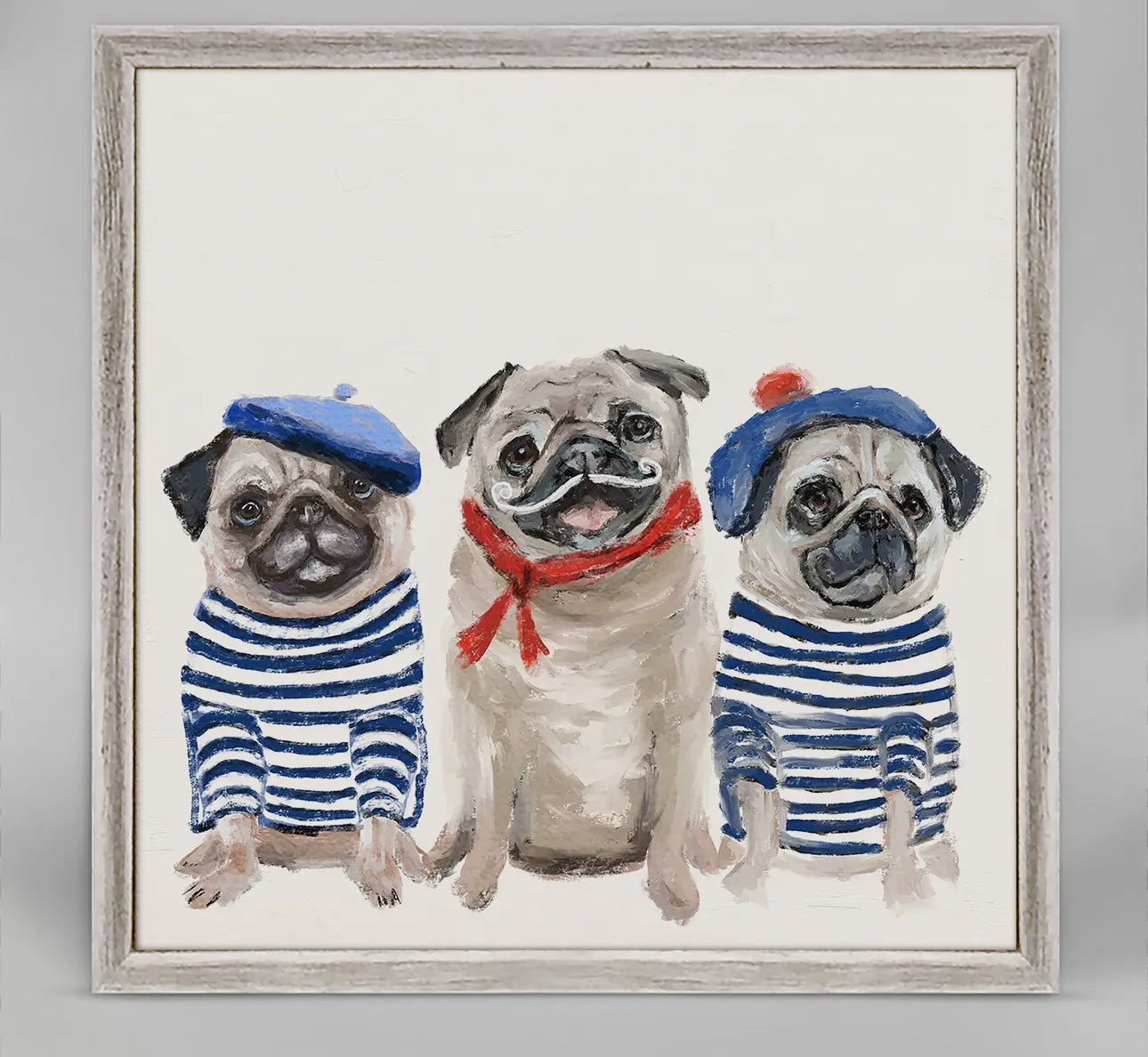 Pug Trio Wall Decor