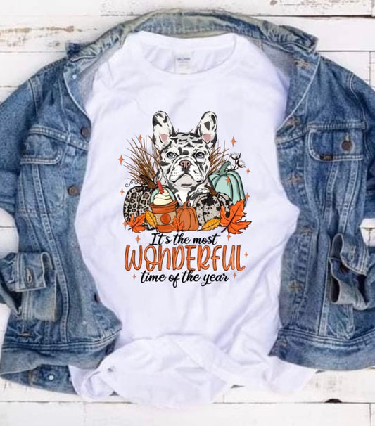 Fall Merle Frenchie Tee