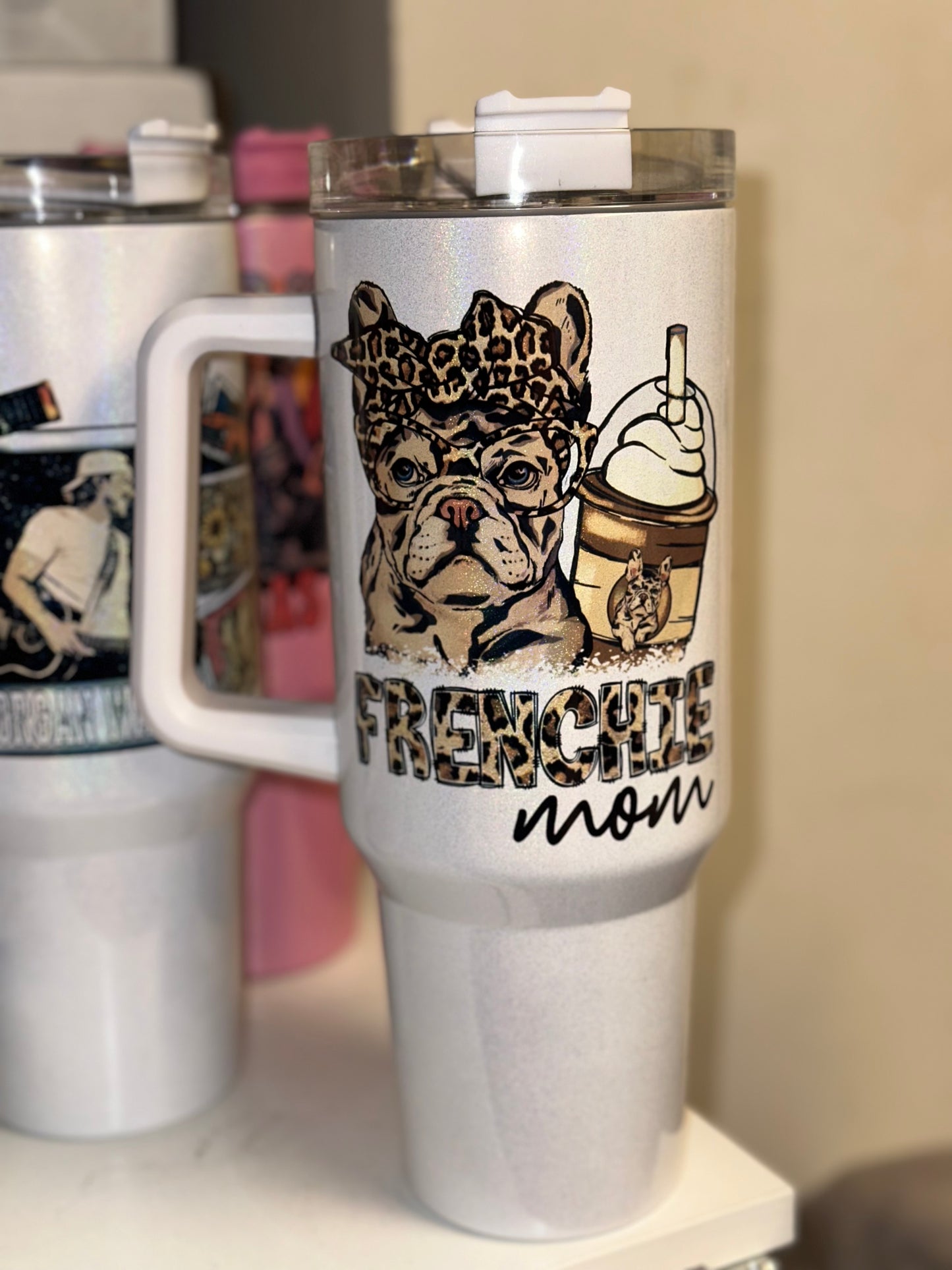 40oz Frenchie Mom Tumbler