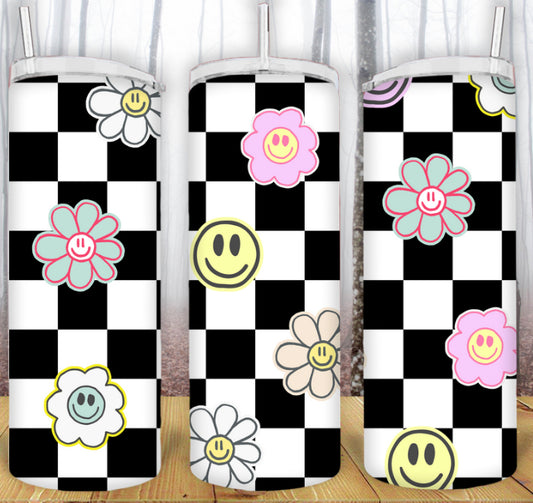 20oz Flower Smile Tumbler