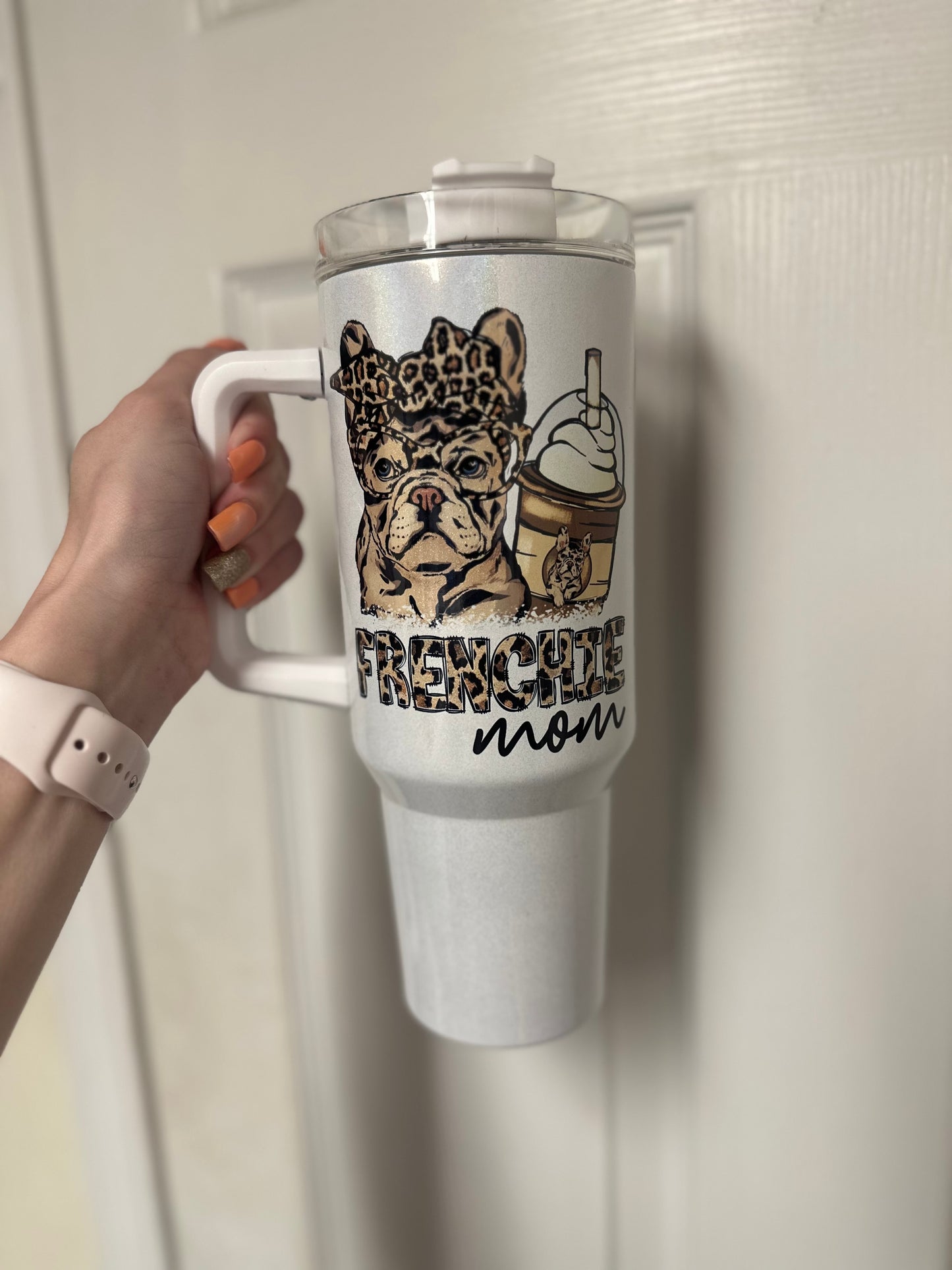 40oz Frenchie Mom Tumbler