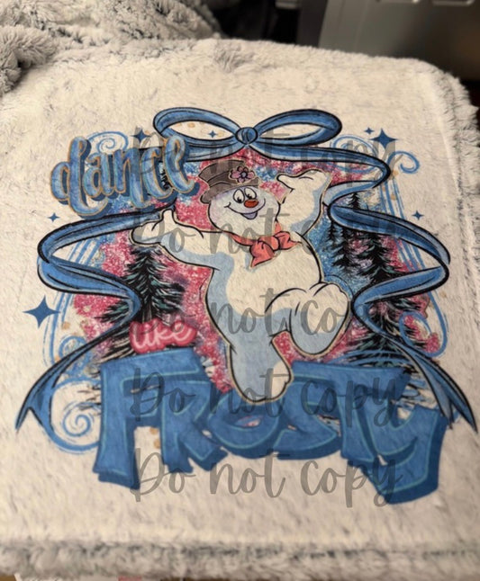 Snowman Frosty Blanket