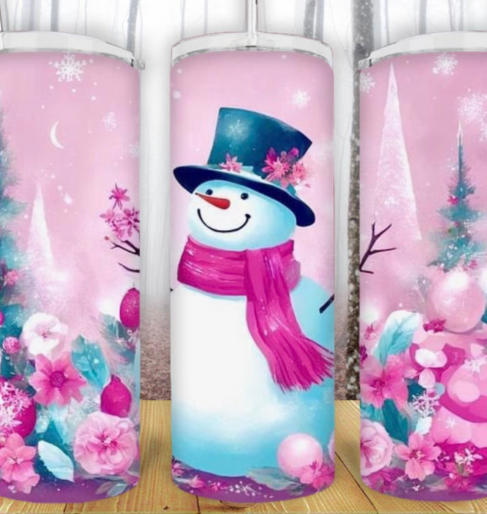 20oz Snowman Tumbler