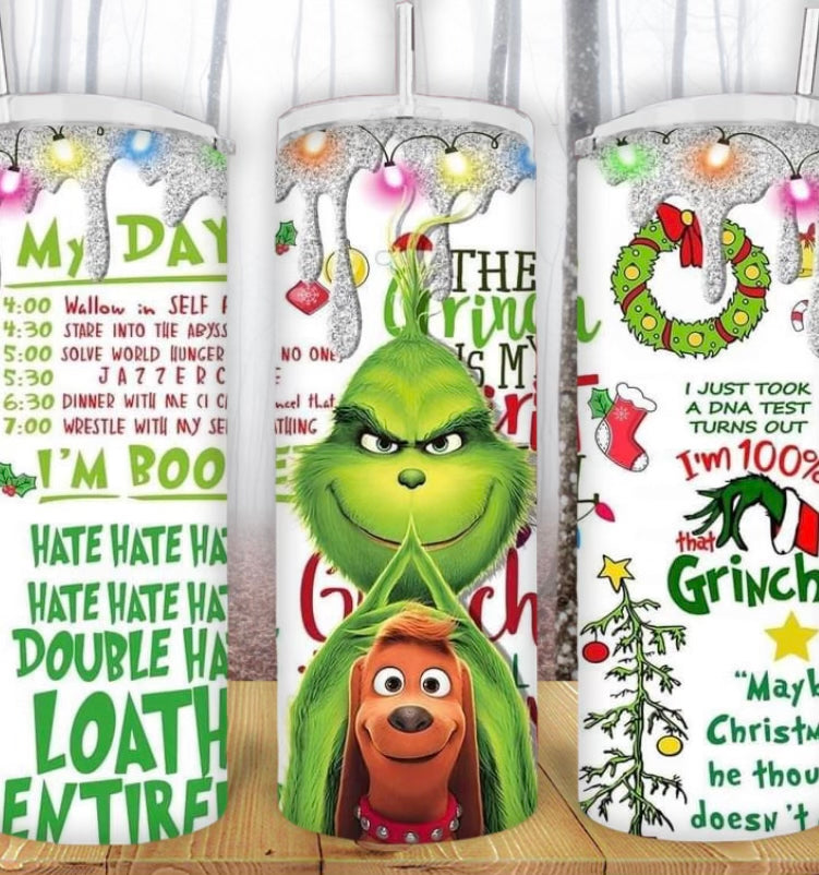 20oz Grinchy Tumbler