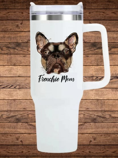 40oz Frenchie Mom Tumbler