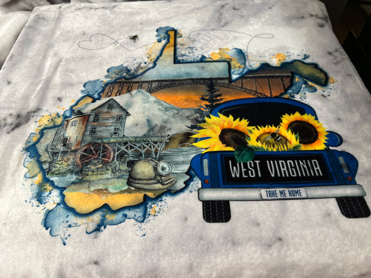 West Virginia (Take Me Home) Blanket