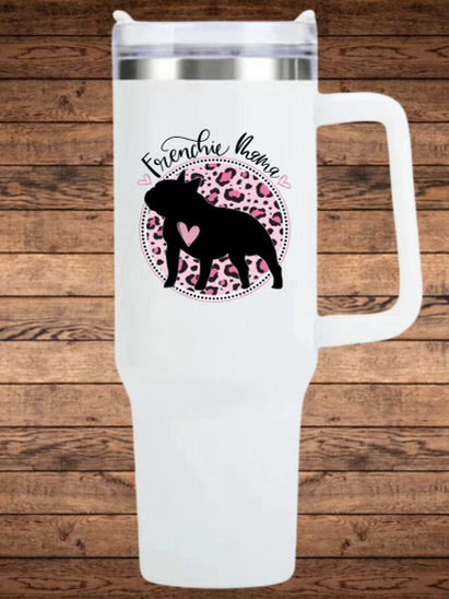 40oz Frenchie Mama Tumbler