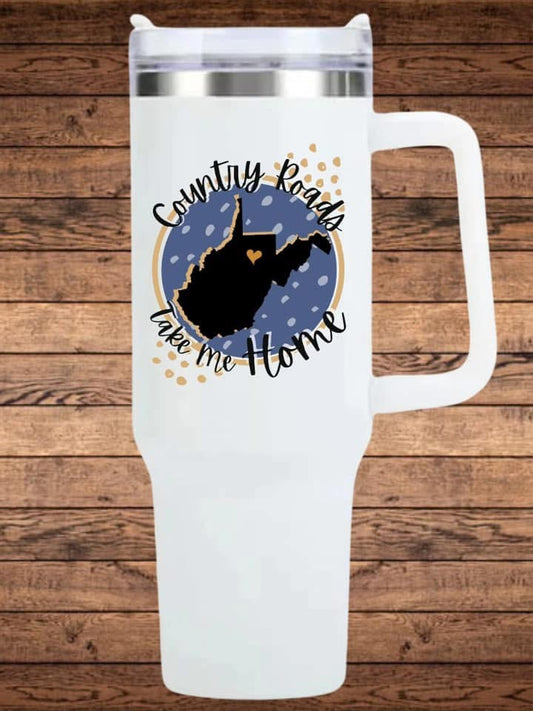 40oz Country Roads Tumbler