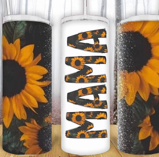 Sunflower Mama Tumbler