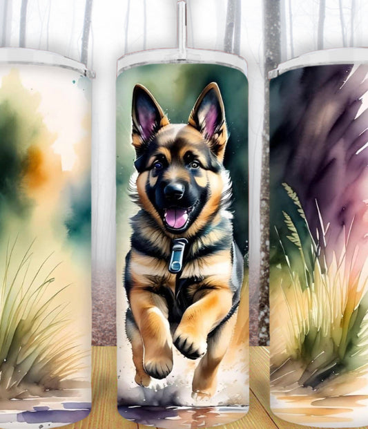 20oz German Shepherd Tumbler