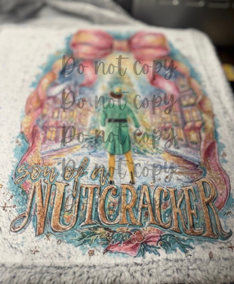 Elf Nutcracker Blanket