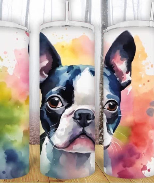 20oz Boston Terrier Tumbler
