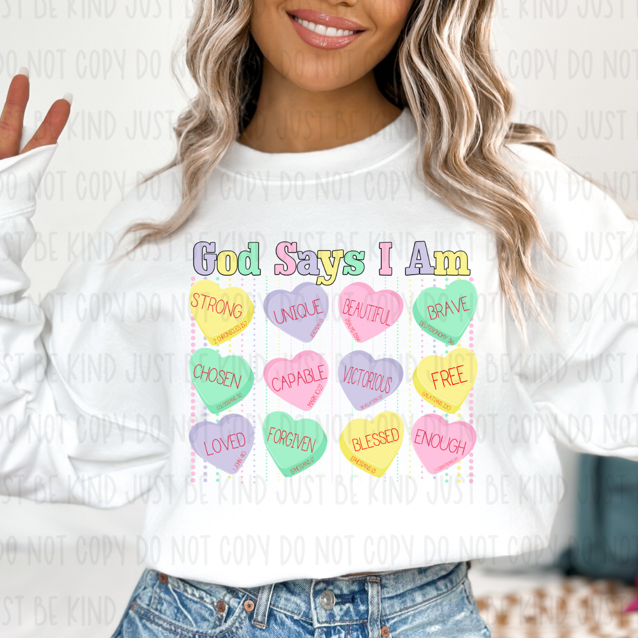 God Says I Am Crewneck