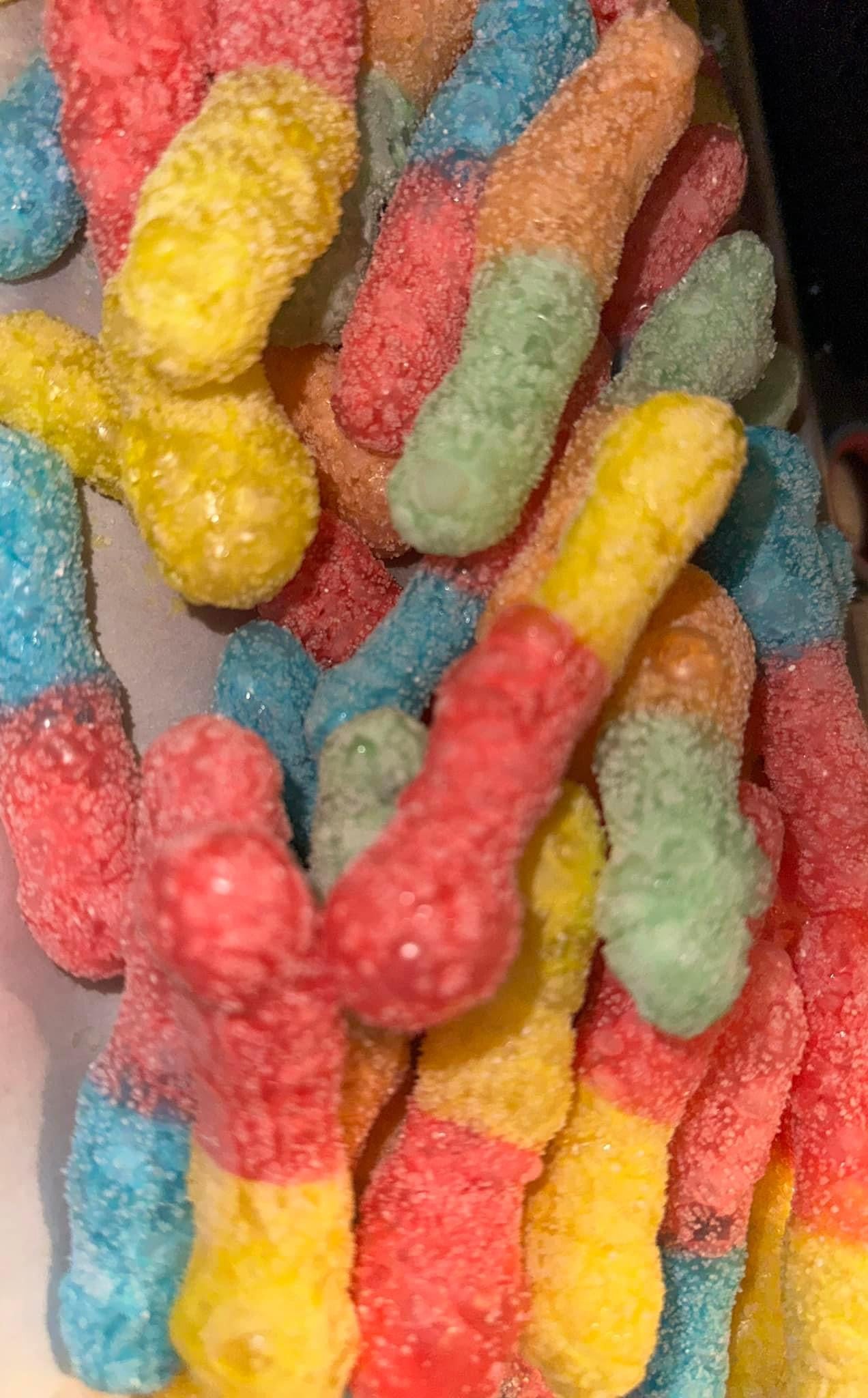 Freeze Dried Sour Worms