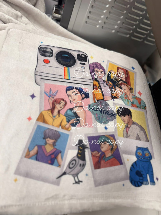 Huntrix Photo Blanket