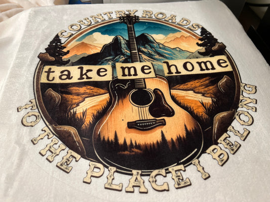 Country Roads Take Me Home Blanket