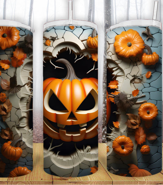 20oz Spooky Pumpkin Tumbler