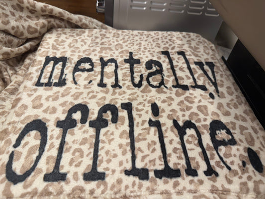 Mentally Offline Blanket