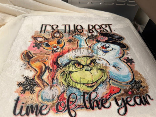 Best Time of the Year Christmas Blanket