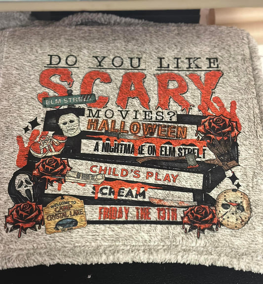 Scary Movies Blanket