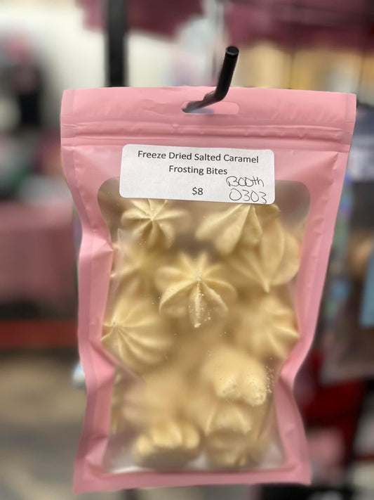 Freeze Dried Salted Caramel Frosting Bites