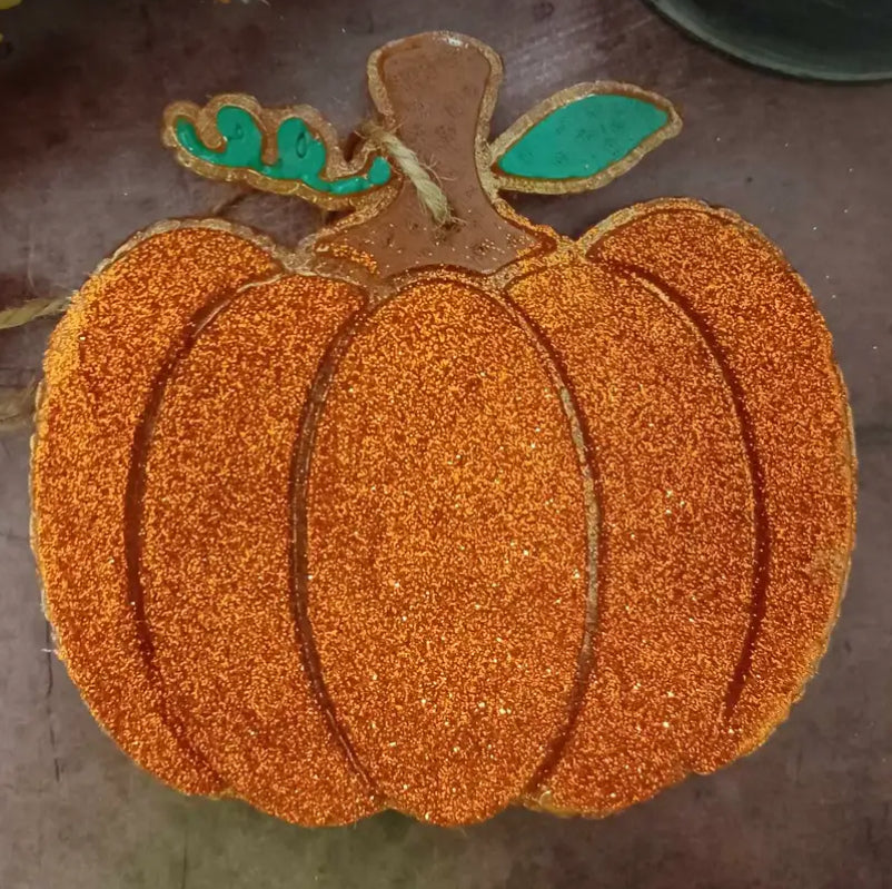 Glitter Pumpkin Freshie