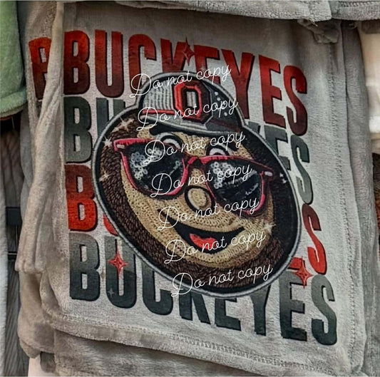Buckeyes Sunglasses Blanket